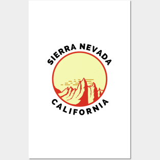 Sierra Nevada California - Sierra Nevada Ski Snowboard Mountain California Yosemite Travel Posters and Art